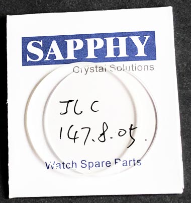 Jaeger-LeCoultre 147.8.05 repair crystal